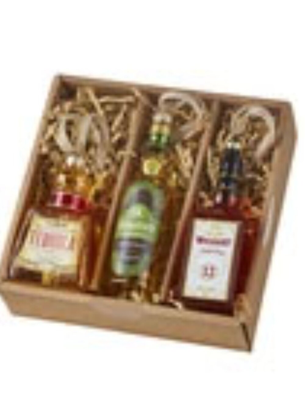 Raz Imports 3-PK 6.25" BOX OF SPIRITS ORNAMENTS Tequila Whiskey Christmas - Picture 3 of 4